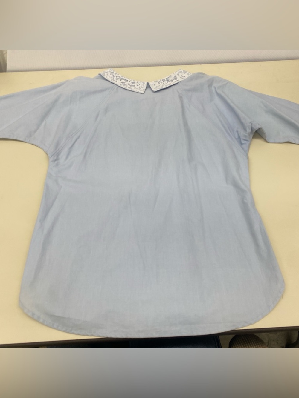 VINTAGE BLUE BLOUSE - Picture 3 of 9